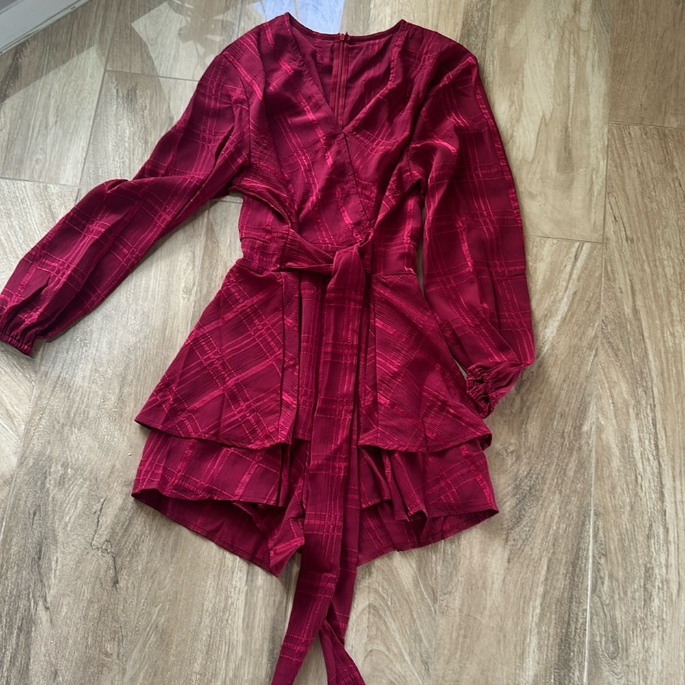Burgundy dress L